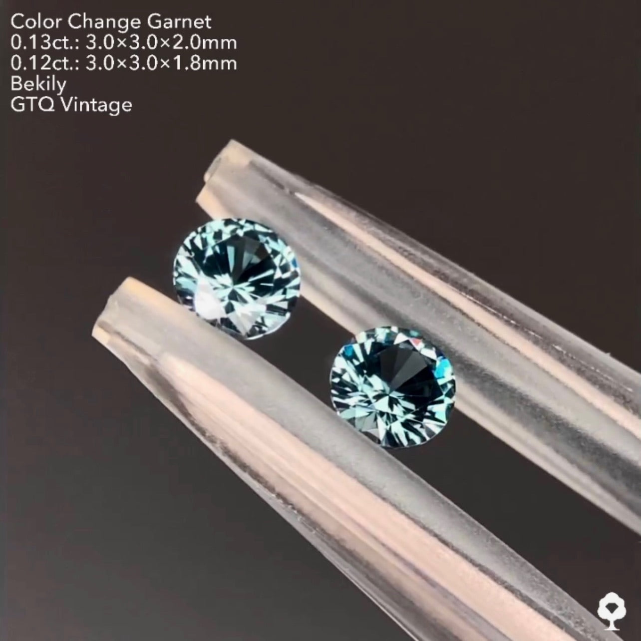 No.1️⃣5️⃣ベキリー(カラーチェンジ)ガーネット0.12ct/0.13ct❤️🔥全サイトで販売スタートLive💎✨❤️🔥🔦