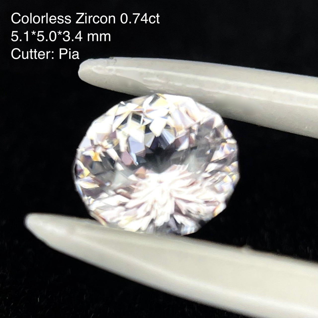 ご当選者さま専用【YT1180登録記念プレゼント】カラーレスジルコン 0.74ct