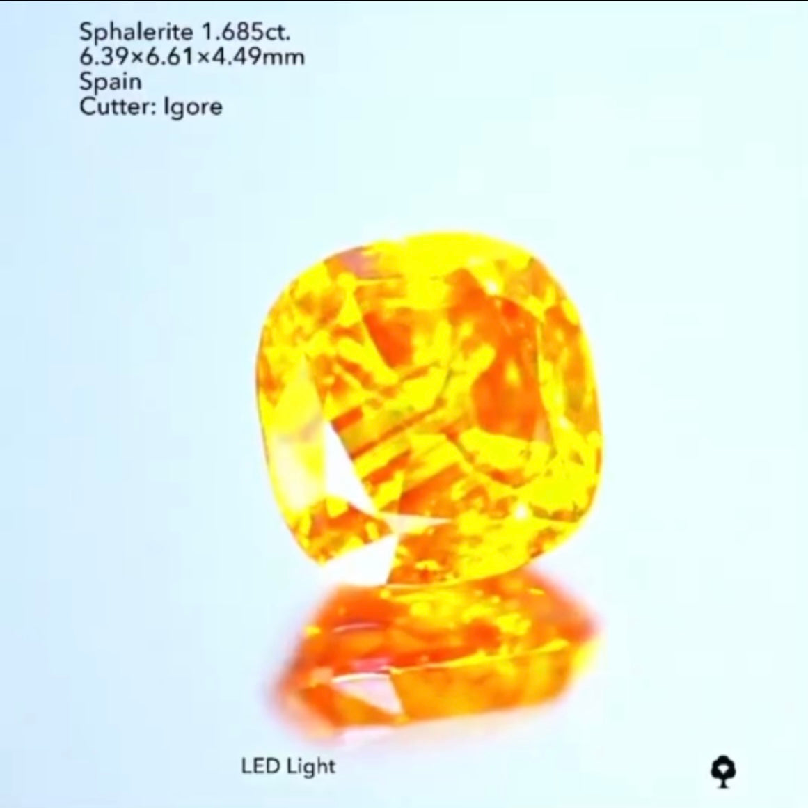 しま模様がステキ🔥スファレライト1.685ct./イガちゃん作品