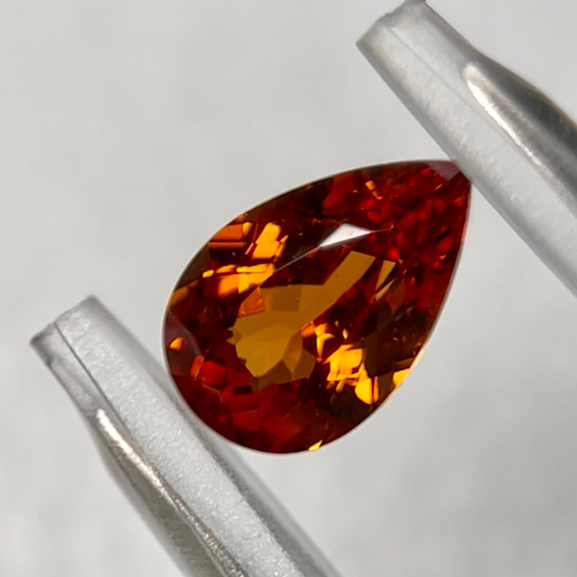 【お客様専用ページ】スペサタイトガーネット 0.98 ct、ルースケース小5個