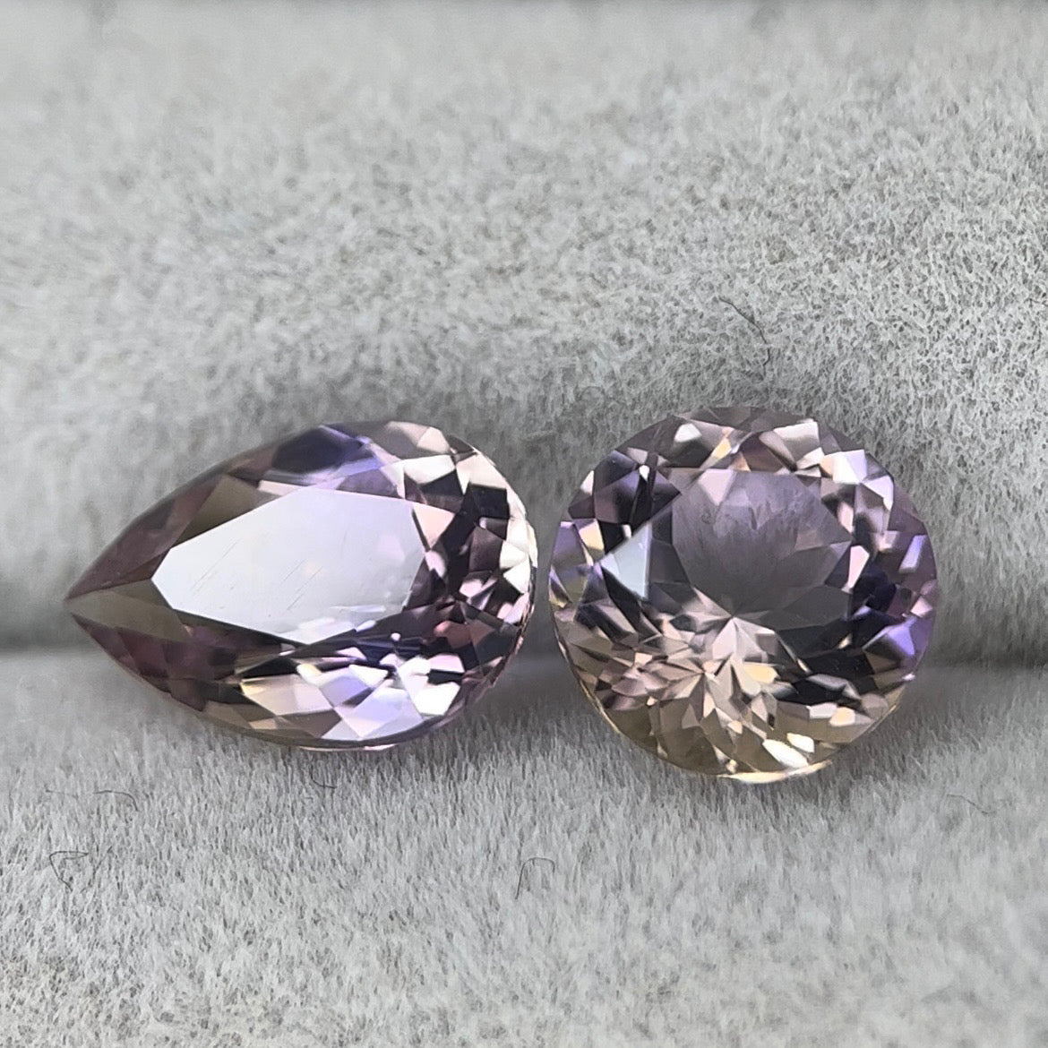 【お客さま専用】アメトリン 1.01 ct ラウンド ピアっちゃん作品 ユサコレ放出品🦐5ZB使用プライス