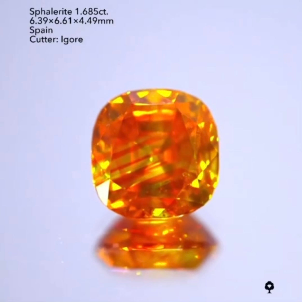 しま模様がステキ🔥スファレライト1.685ct./イガちゃん作品