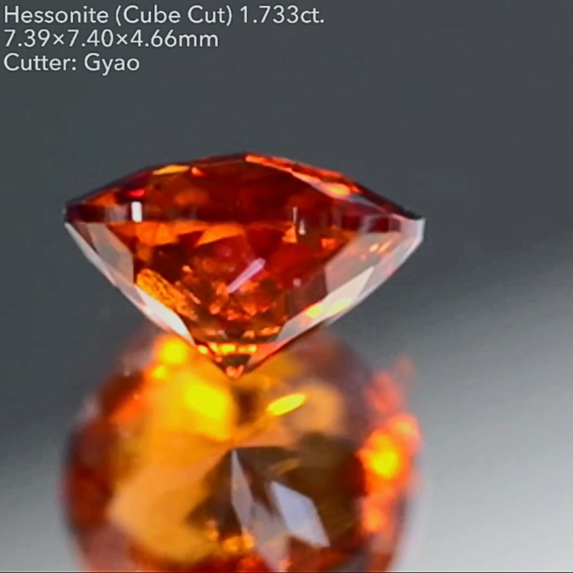 【交渉人ライブ、購入者専用】ヘソナイト 1.733 ct ラウンドキューブ ゲオちゃん作品★15ZB使用価格