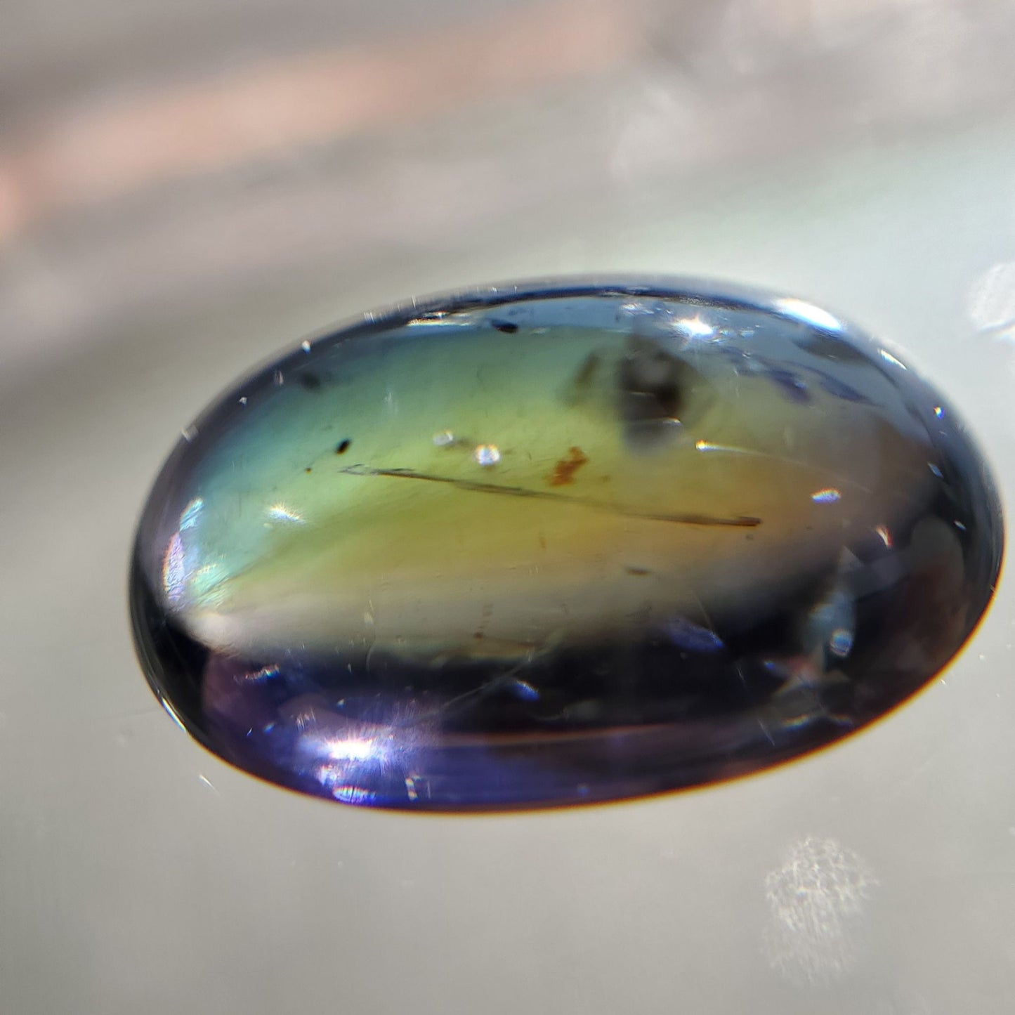 夜空に浮かぶ箒星(ほうきぼし)☄️彗星アイオライト2.42ct✨