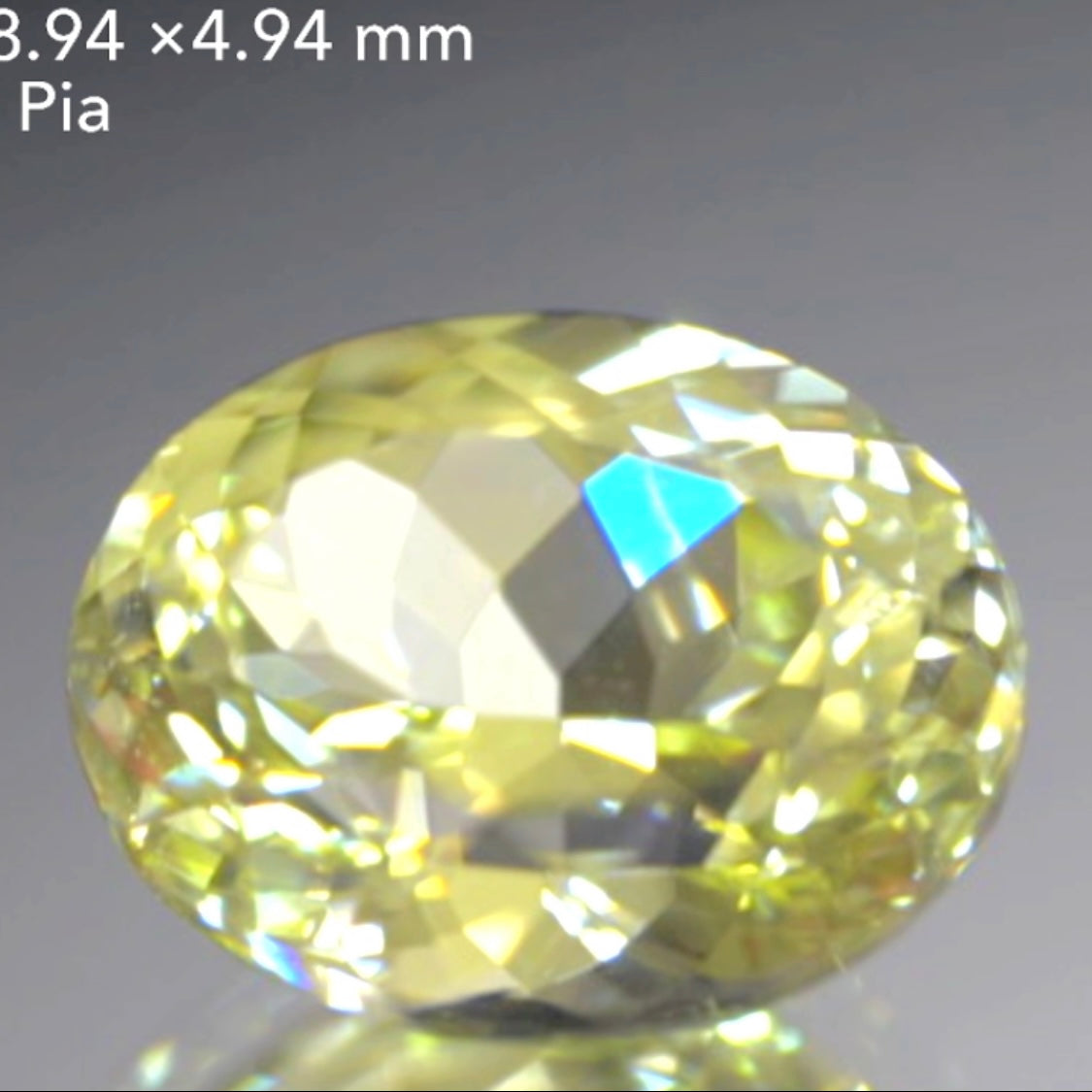 超キラキラ✨イエロースポジューメン《トリフェーン》2.134ct💎ピアッちゃん作品👍