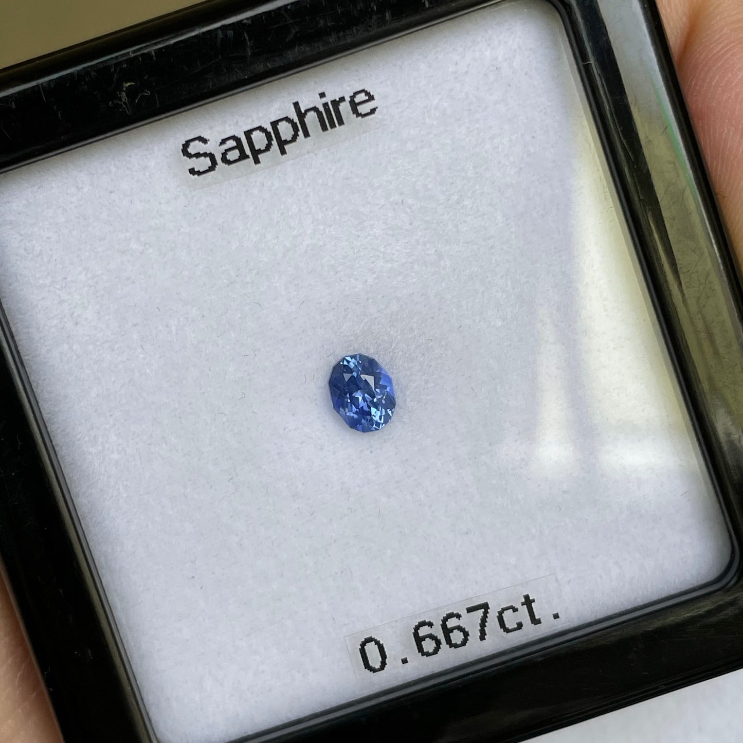本色とは一味違う魅力が素敵💙コーンフラワーブルー系サファイア0.667ct ピアッちゃん作品【コランダム夏祭り🔥特価‼️】