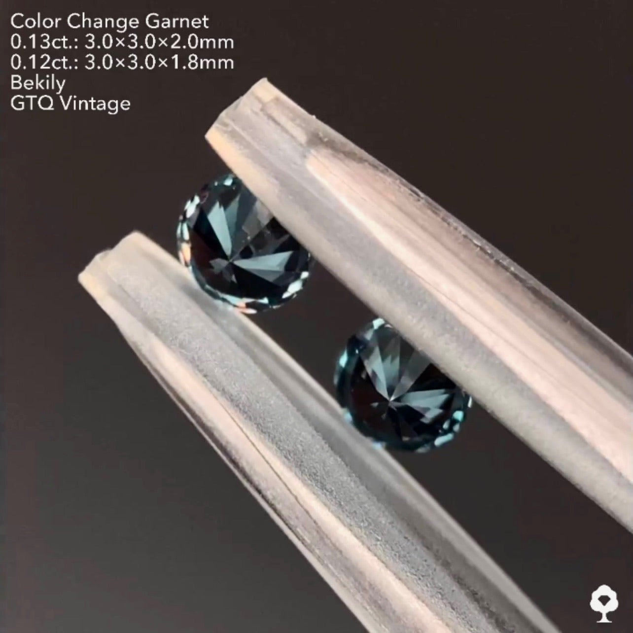 No.1️⃣5️⃣ベキリー(カラーチェンジ)ガーネット0.12ct/0.13ct❤️🔥全サイトで販売スタートLive💎✨❤️🔥🔦