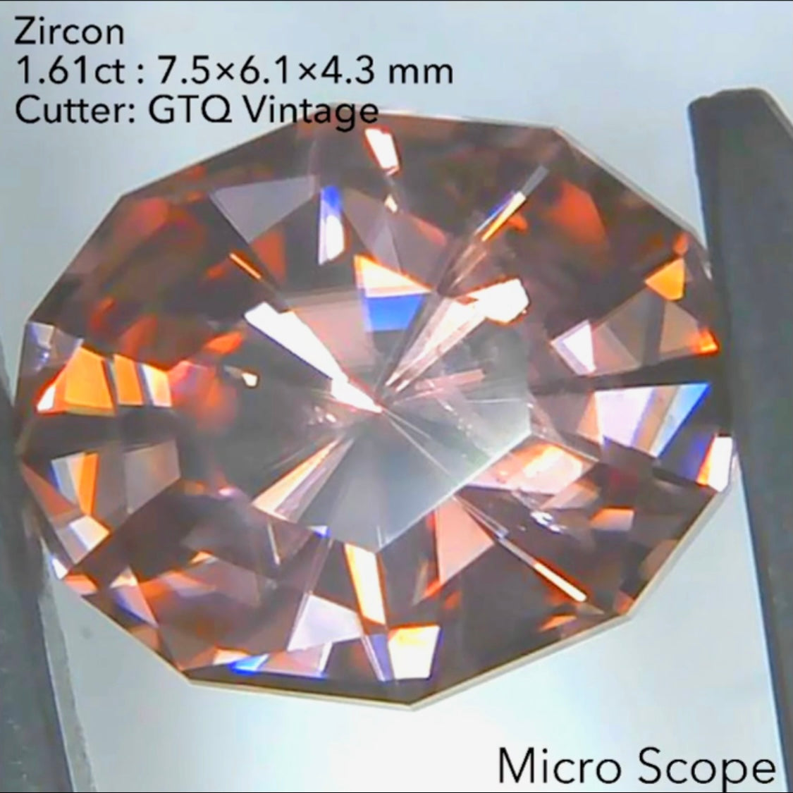 5年越しの新作発表✨貴重な美色のピンクジルコン1.61ct💎GTQヴィンテージ作品
