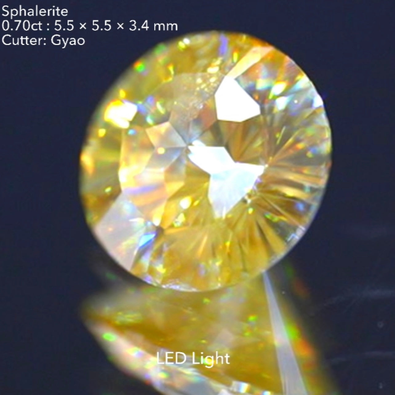 【ご当選者さま専用】情報量の多い新カット❗️スファレライト0.70ct✨進化版キューブカットシリーズ💎ゲオちゃん作品