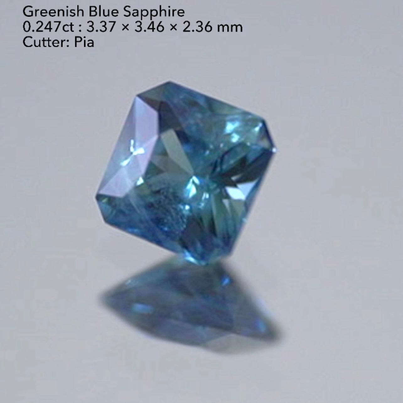 ZB利用OK👌🏻 モンタナ風?デニムブルーサファイア0.247ct✨レイちゃん作品 💖3/29チハルームご紹介作品💖