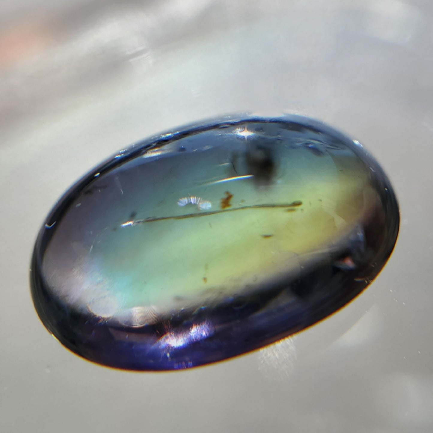 夜空に浮かぶ箒星(ほうきぼし)☄️彗星アイオライト2.42ct✨