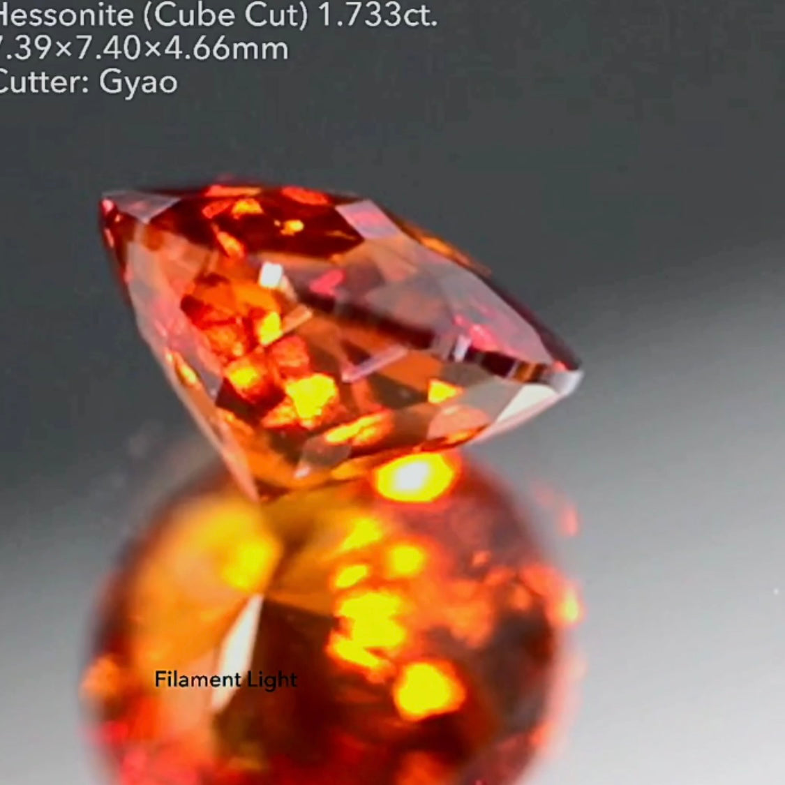 【交渉人ライブ、購入者専用】ヘソナイト 1.733 ct ラウンドキューブ ゲオちゃん作品★15ZB使用価格