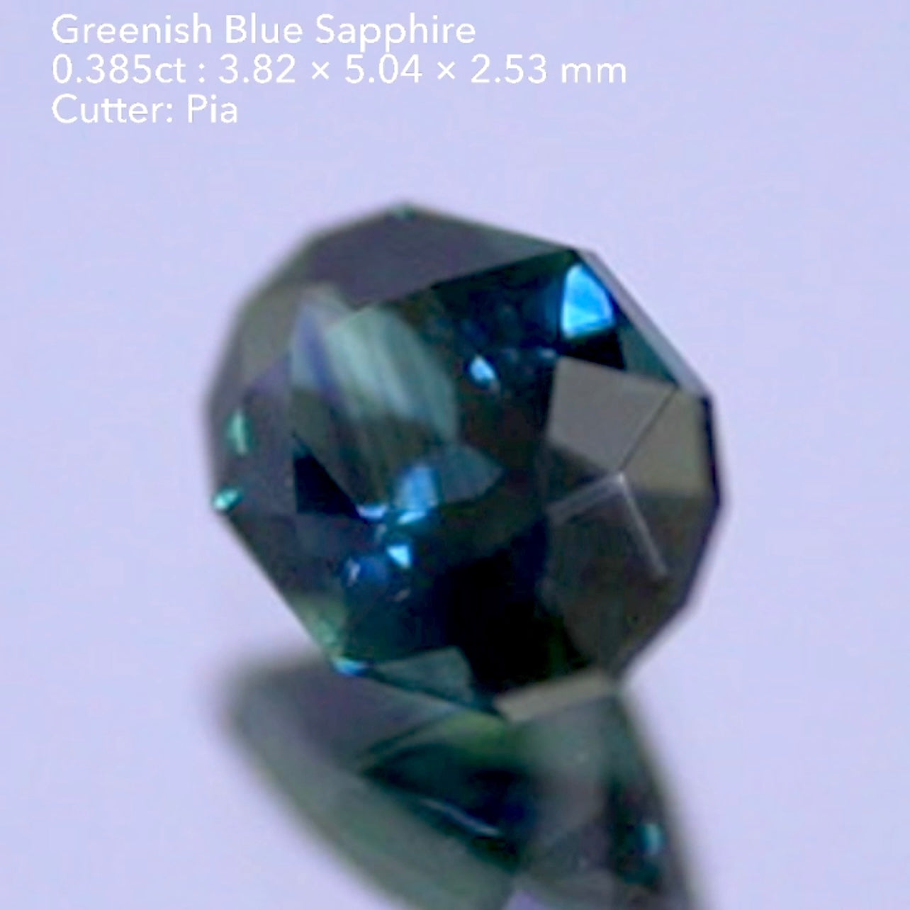 【お客さま専用】多色・カラーバンドを楽しむ美色✨グリニッシュブルーサファイア 0.385ct💎ピアッちゃん作品🌟5/17.13:00まで❗ZBご利用🆗🙆