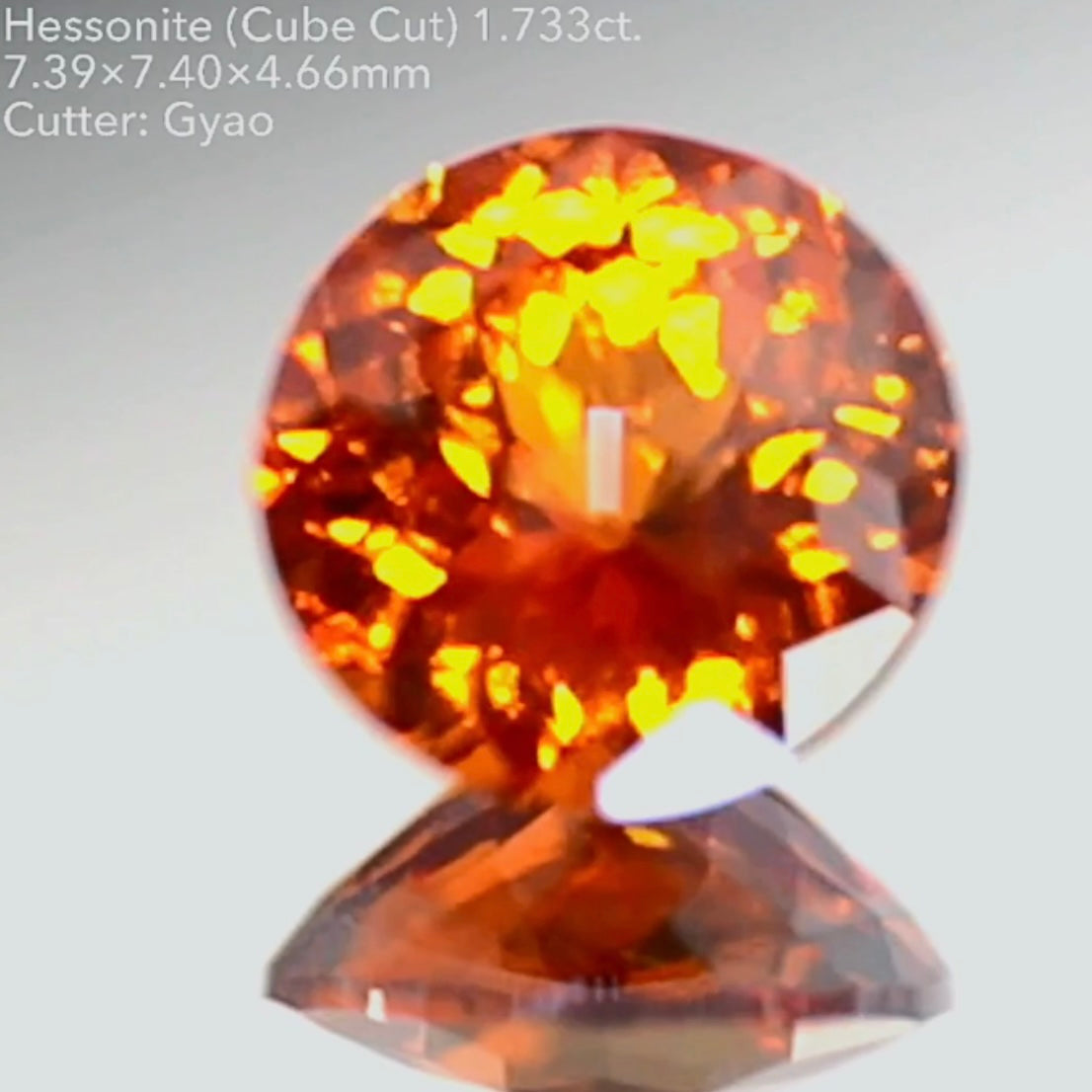 【交渉人ライブ、購入者専用】ヘソナイト 1.733 ct ラウンドキューブ ゲオちゃん作品★15ZB使用価格