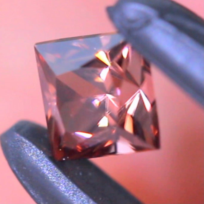ピアッちゃん作品✨ プリンセスカットジルコン 3個セット💎トータル1ct UP💎3pc合計1.02ct💎 (0.33ct 0.33ct 0.36ct )