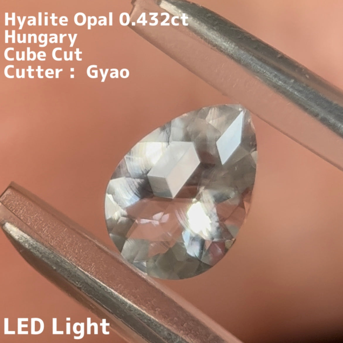 ペアシェイプ ★ハンガリー産ハイアライトオパール0.432ct ★