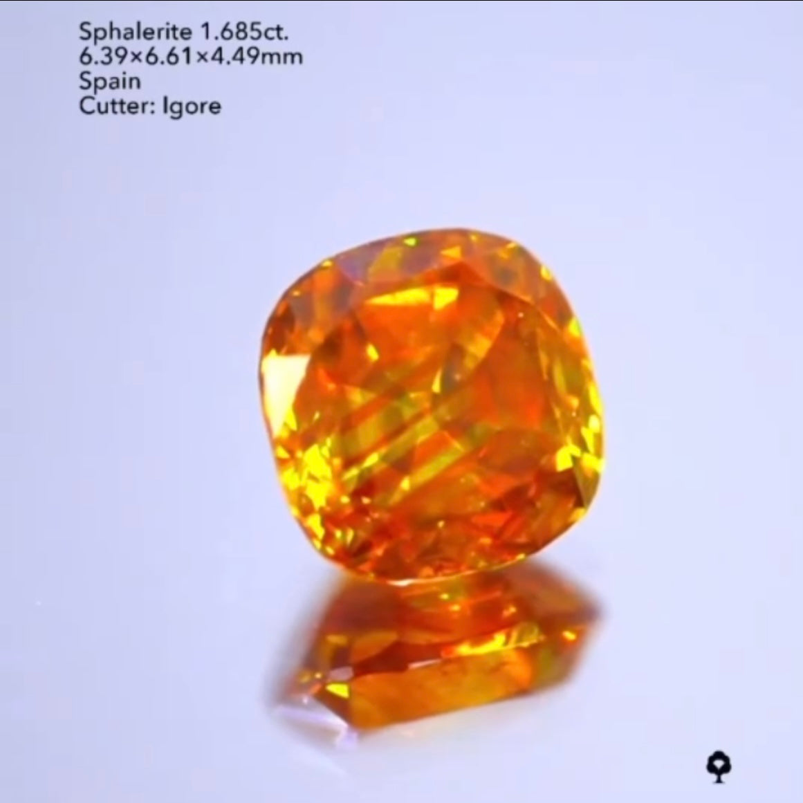 しま模様がステキ🔥スファレライト1.685ct./イガちゃん作品