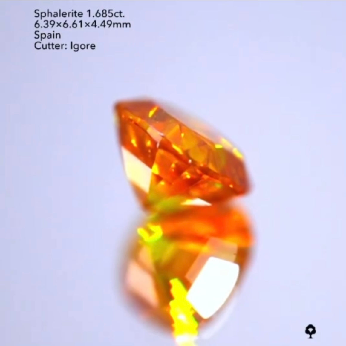しま模様がステキ🔥スファレライト1.685ct./イガちゃん作品