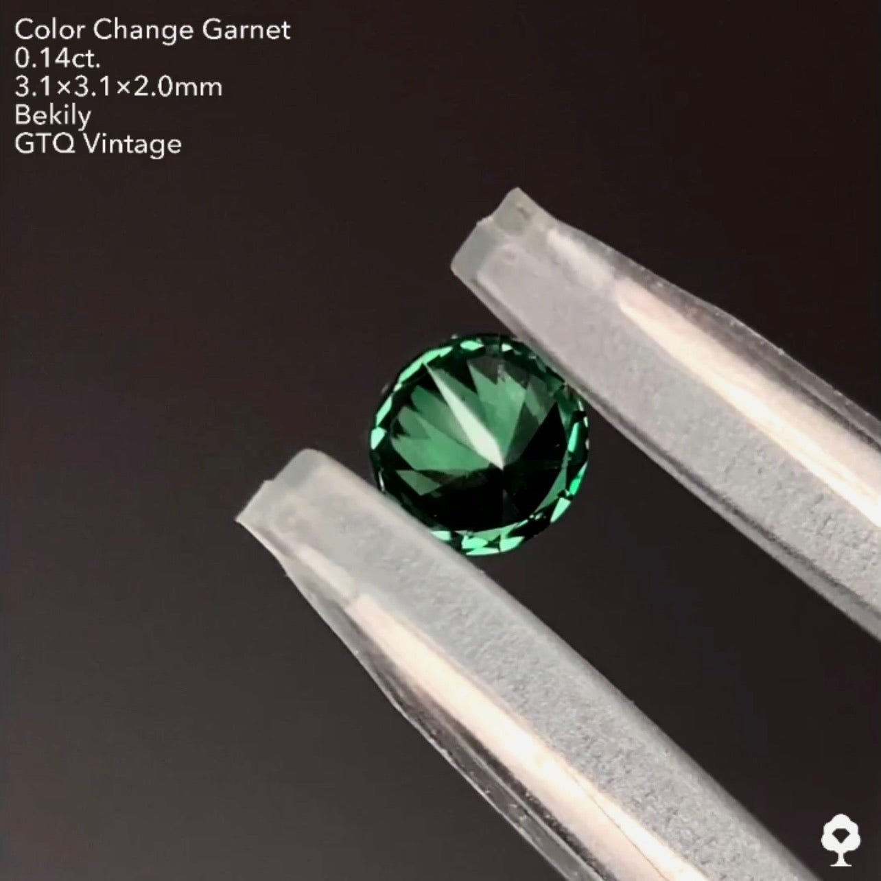 No18.🌲グリーン!!!まるでカラーチェンジするツァボライト🧤⁉️ベキリー(カラーチェンジ)ガーネット0.14ct❤️🔥全サイトでイッキに販売スタートLive💎✨❤️🔥🔦
