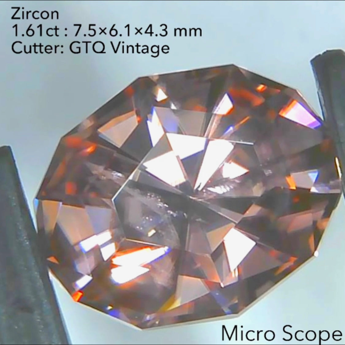 5年越しの新作発表✨貴重な美色のピンクジルコン1.61ct💎GTQヴィンテージ作品