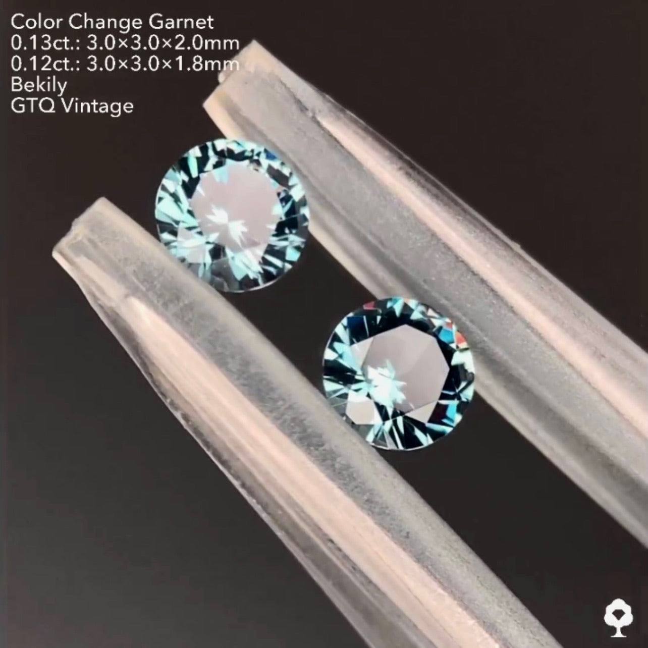 No.1️⃣5️⃣ベキリー(カラーチェンジ)ガーネット0.12ct/0.13ct❤️🔥全サイトで販売スタートLive💎✨❤️🔥🔦