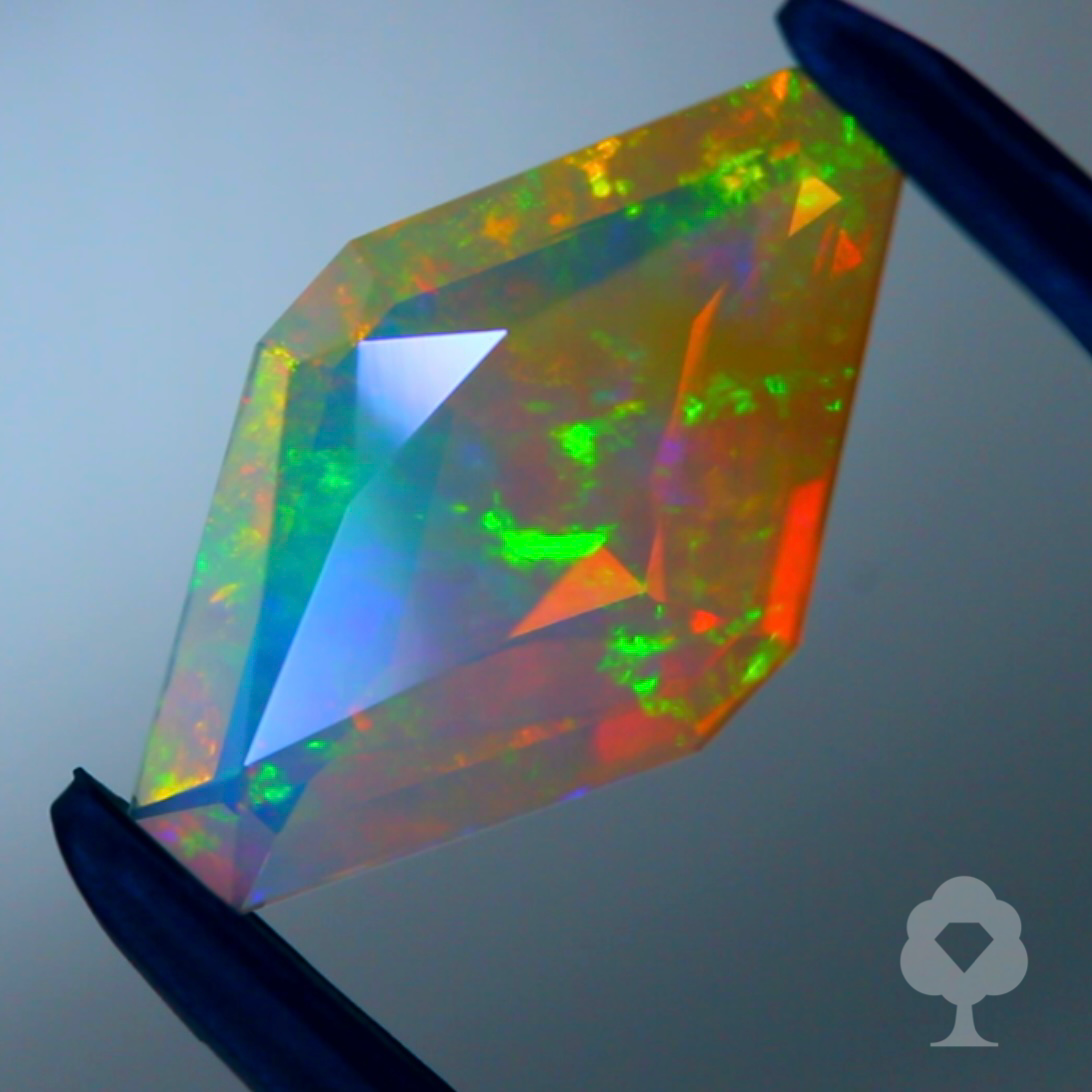 ゲオ先生作品特集「ファンシーカイトカット」エチオピアオパール1.61ct✨ 3/21 プレミア配信💎🌳⚡️