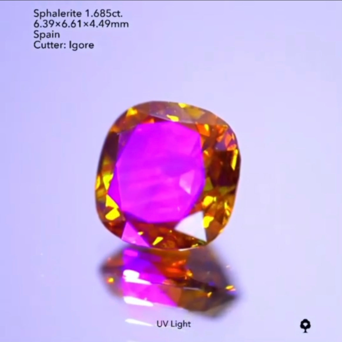 しま模様がステキ🔥スファレライト1.685ct./イガちゃん作品