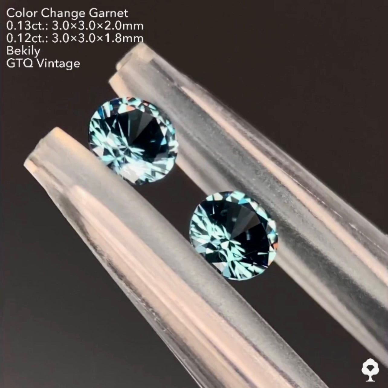 No.1️⃣5️⃣ベキリー(カラーチェンジ)ガーネット0.12ct/0.13ct❤️🔥全サイトで販売スタートLive💎✨❤️🔥🔦