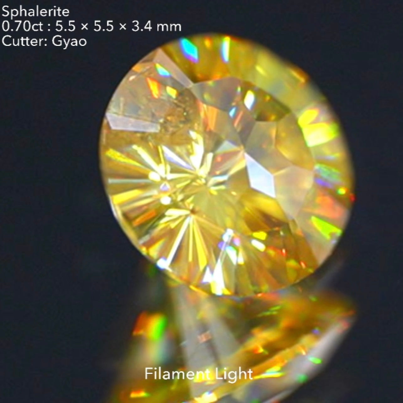 【ご当選者さま専用】情報量の多い新カット❗️スファレライト0.70ct✨進化版キューブカットシリーズ💎ゲオちゃん作品