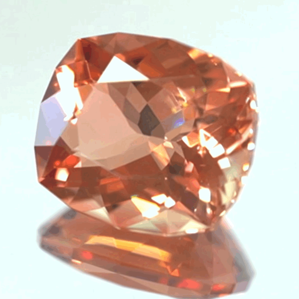 超美色シェリー系オレンジ✨大粒コンゴ産アンデシン5.989ct💎1/23スタート〜2/23終了🤣 ピアッちゃん作品🎁