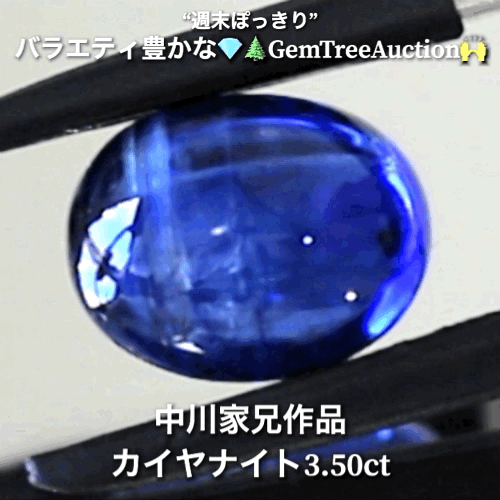 ロイヤルブルーカイヤナイト3.50ct✨“週末ぽっきり”💎🌲GemTreeAuction🙌バラエティー豊かな10品を一挙にオークションでご紹介しちゃいます👍本日「22時20分終了」となります⏰