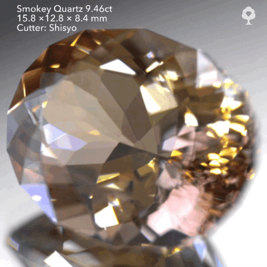 渋さの中に美しさを感じるスモーキークォーツ9.46ct💎師匠作品✨今なら『クーポン or ZB』のご利用もOK❗️