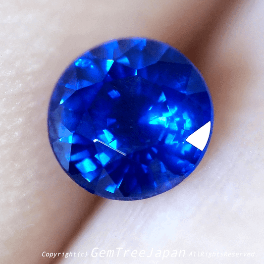 美品👍スリランカ産コーンフラワーブルーサファイア0.416ct 💎ピアッちゃん作品