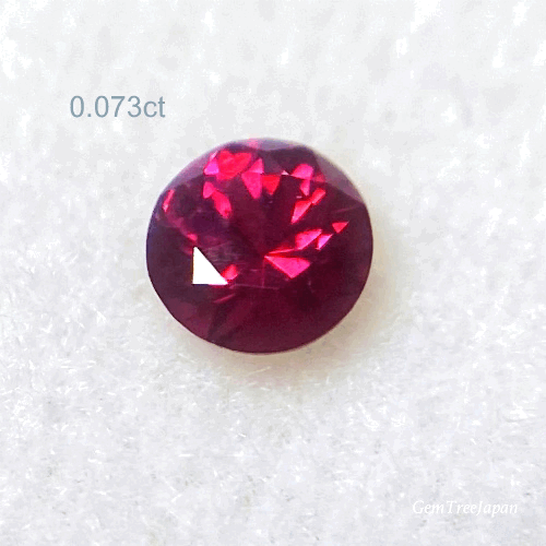 超貴重な“ビルマ産ピジョンブラッドルビー”2pcセット❤️0.073ct/0.074ct★ピアっちゃん作品