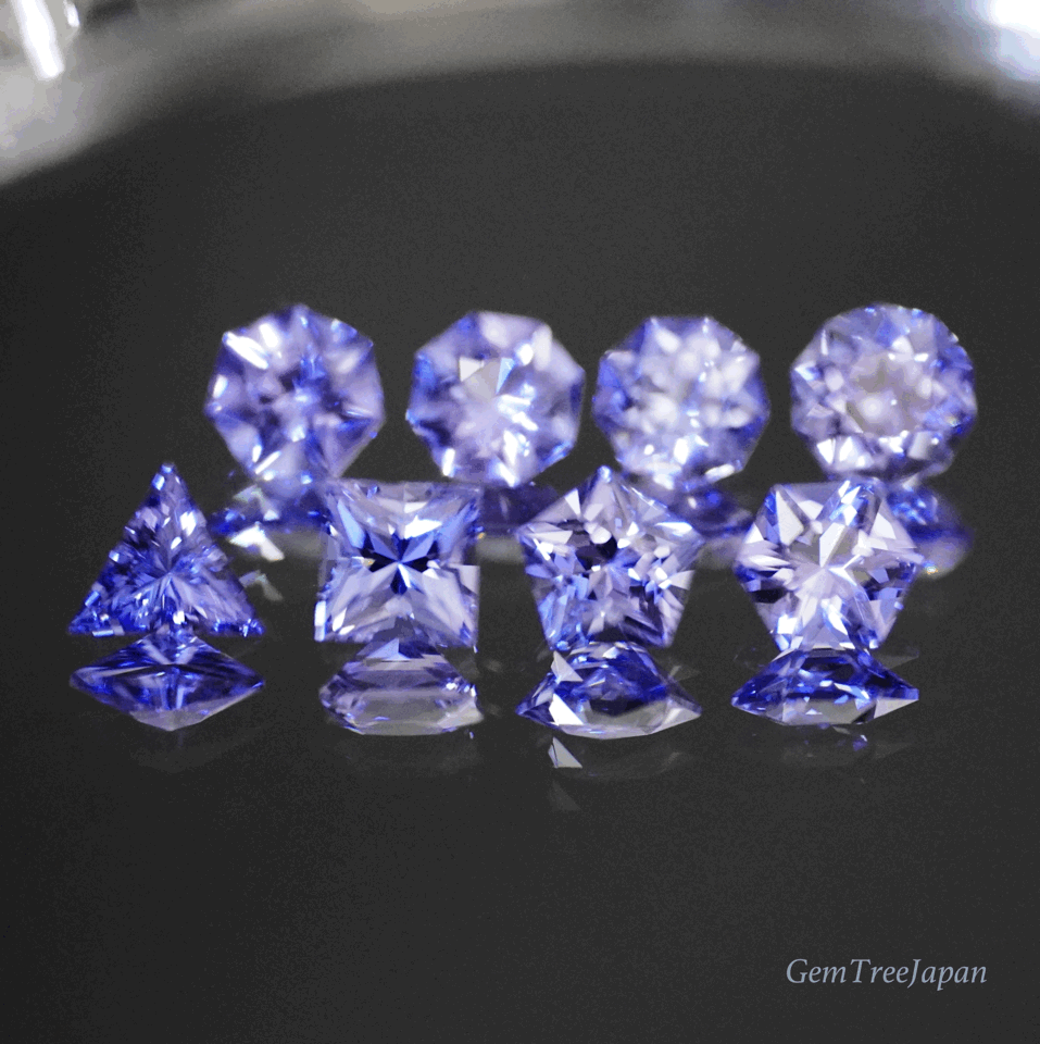 ピアッちゃん作品「タンザナイト“多角セット”」8個2.28ct✨ 10/30スタート〜11/30終了🤣