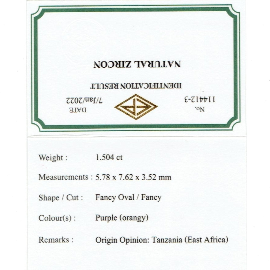 まるでマラヤガーネットのような“激レアピンク”ライトを当てればレッドジルコン1.504ct💎ピアッちゃん作品✨