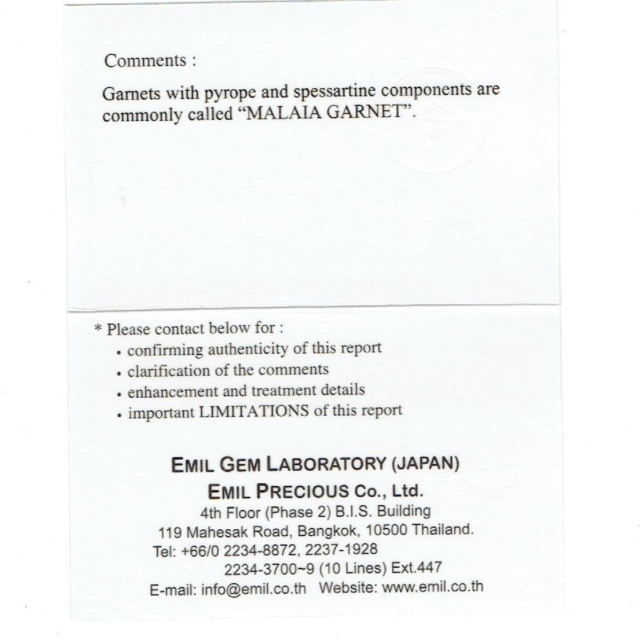 パイラルスパイト(3種混合)ガーネット♪希少レッドマラヤ1.924ct💎ピアッちゃん作品✨