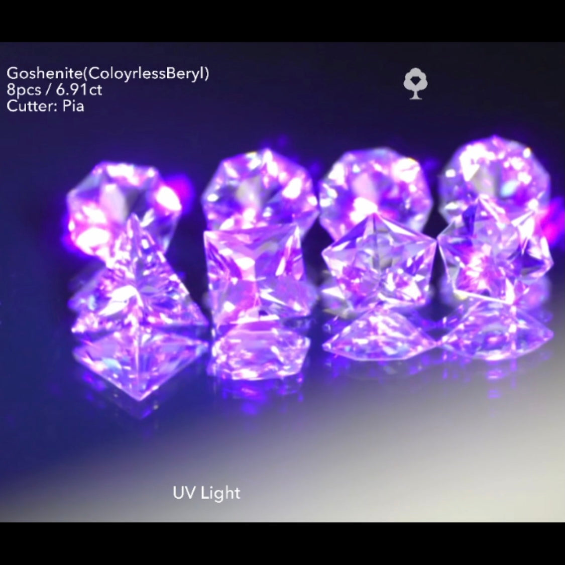 【SOLD OUT】ゴッシェナイト多角形(3~10)セット計6.91ct✨ピアッちゃん作品(LIVE中のお問合せ一番乗り特価でのご紹介です)