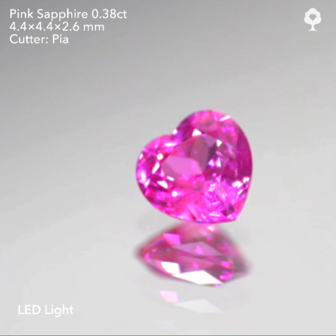 【SOLD OUT】鮮やかピンクと抜群のプロポーション💖モザンビーク産ピンクサファイア0.38ct✨ピアッちゃん作品