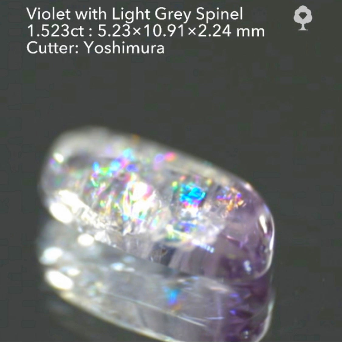 【SOLD OUT】虹だらけスピネル1.523ct🌈吉村作品✨“14日はGemTreeの日”ご紹介作品