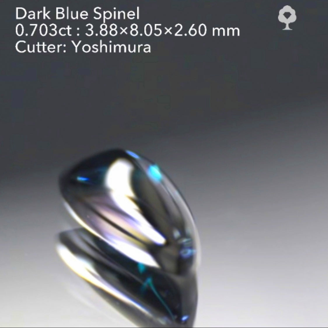 【SOLD OUT】渋すぎるダークブルースピネル0.703ct💎吉村作品✨“14日はGemTreeの日”ご紹介作品
