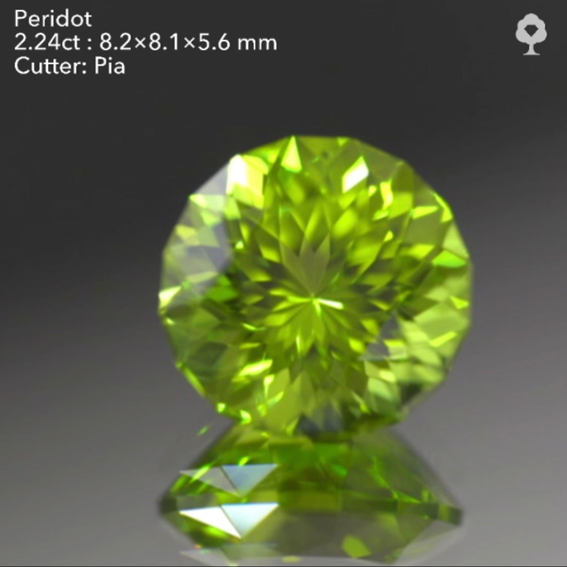 【SOLD OUT】ご覧くださいこの美しさ❗️これが自慢の“16角形”ペリドット2.24ct✨ピアッちゃん作品👍LIVE中お問合せ一番乗り特価でご紹介です♪