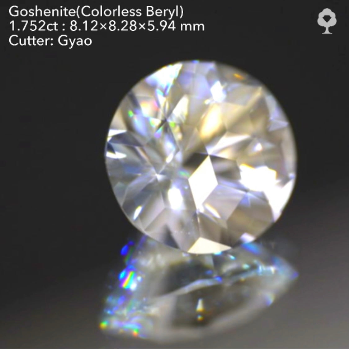 【SOLD OUT】ゴッシェナイトでは初のキューブ作品1.752ct✨ゲオちゃん作品👍LIVE中お問合せ一番乗り特価でご紹介です♪