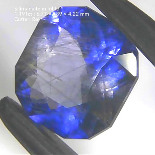 【SOLD OUT】シリマナイト in アイオライト1.191ct💎レイちゃん作品✨LIVE中お問合せ一番乗り特価でご紹介です♪