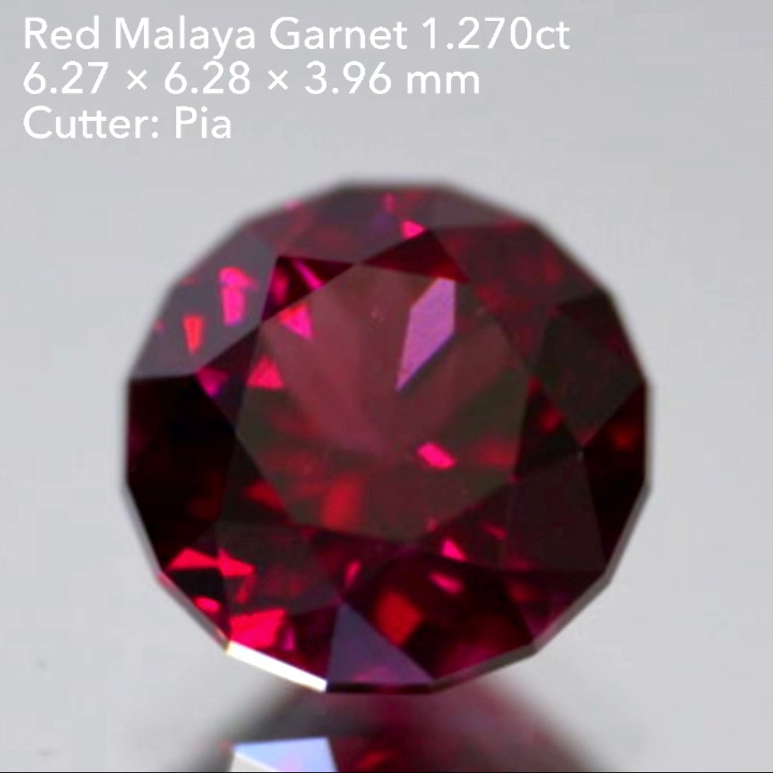 【SOLD OUT】レッドマラヤガーネット1.270ct✨ピアッちゃん作品💎お問合せ一番乗り特価でご紹介です♪