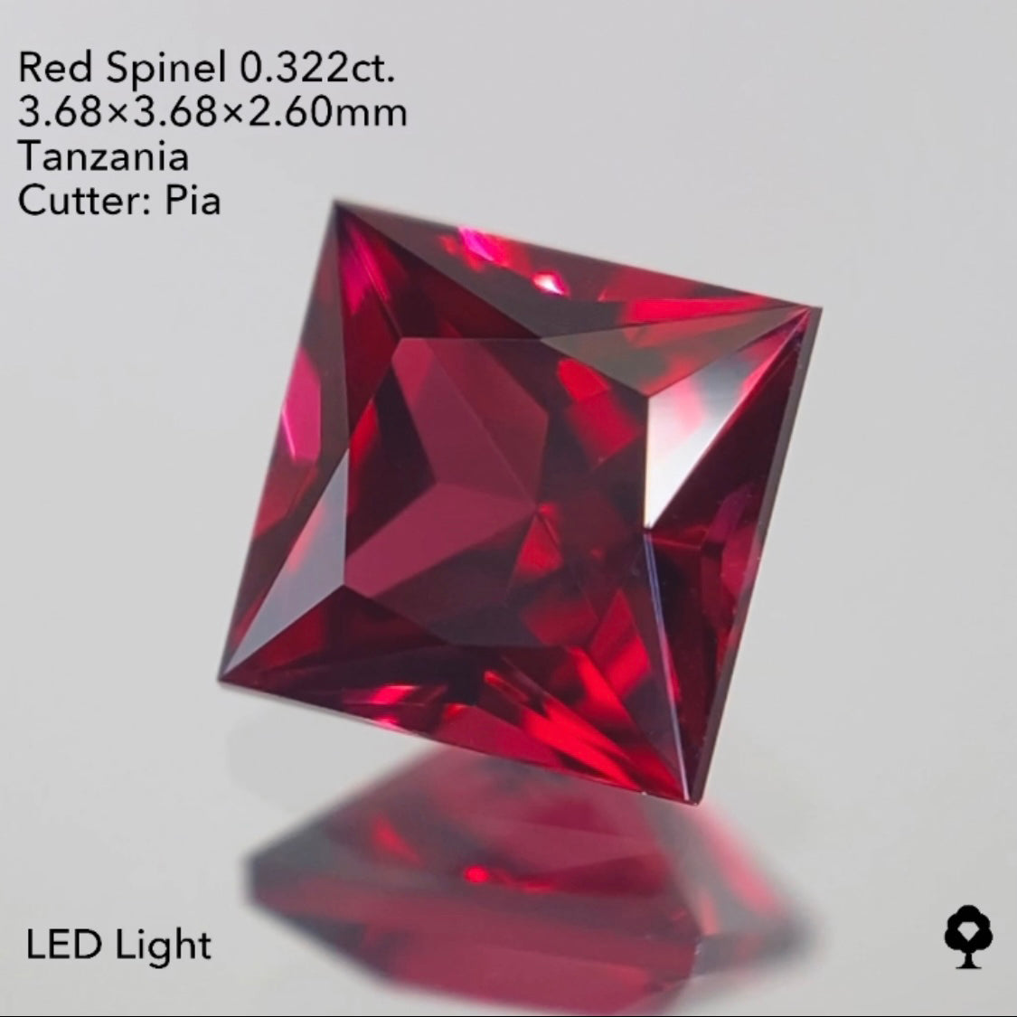 【SOLD OUT】レッドスピネル0.322ct 3/23ライブご紹介作品