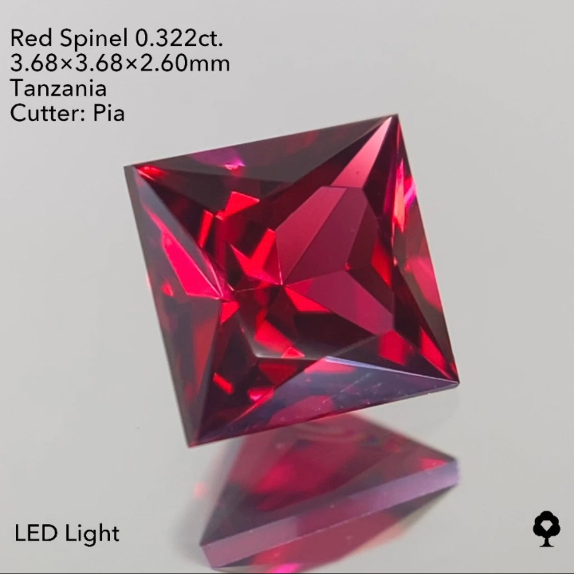 【SOLD OUT】レッドスピネル0.322ct 3/23ライブご紹介作品