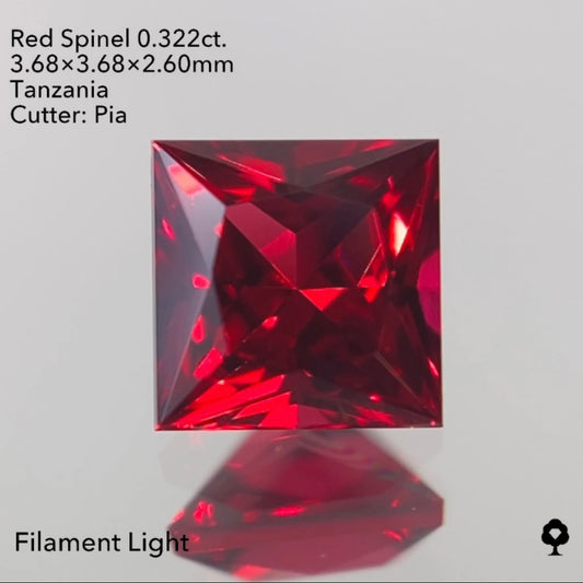 【SOLD OUT】レッドスピネル0.322ct 3/23ライブご紹介作品