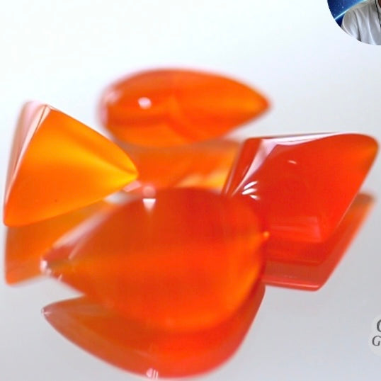🍊かっこいい“カイトカット”カーネリアン1.10ct☀️💎吉村作品✨GW特別価格❗️❗️【5/1YouTubeライブご紹介作品】