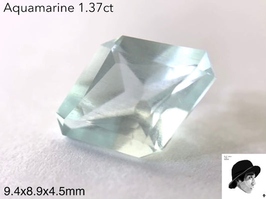 🍯アクアマリン1.37ct『“ファンシーカイト”シリーズ』💎ゲオ先生作品✨【5/5YouTubeライブご紹介作品】